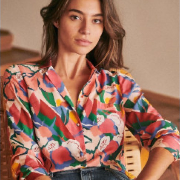 Sezane Tops - Sézane Floral Top